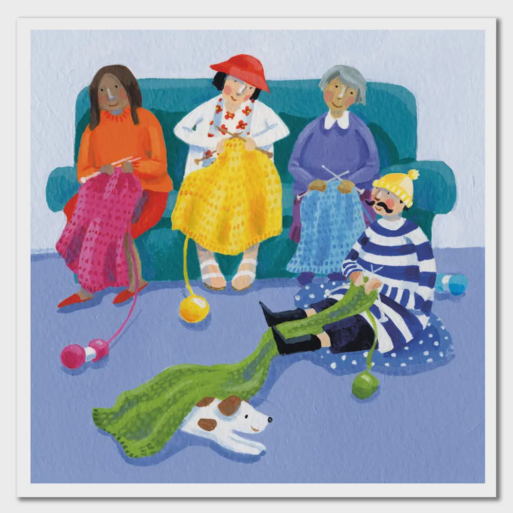 GREETINGS CARD - Knit & Knatter