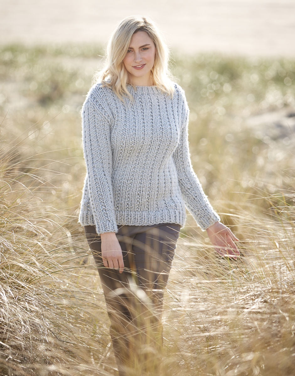 Knitting Pattern 10000 - SWEATER IN BONUS SUPER CHUNKY
