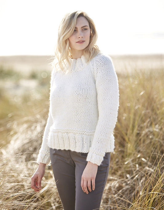 Knitting Pattern 10003 - SWEATER IN BONUS SUPER CHUNKY