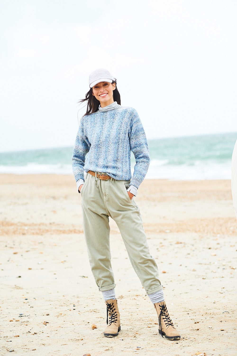 Knitting Pattern 10009 - Sweaters in Impressions Aran