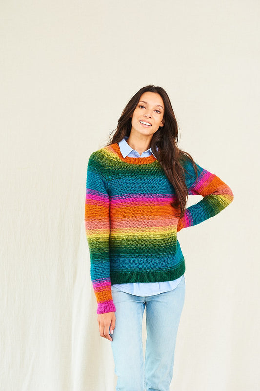 Knitting Pattern 10014 - Sweaters in Grace Aran