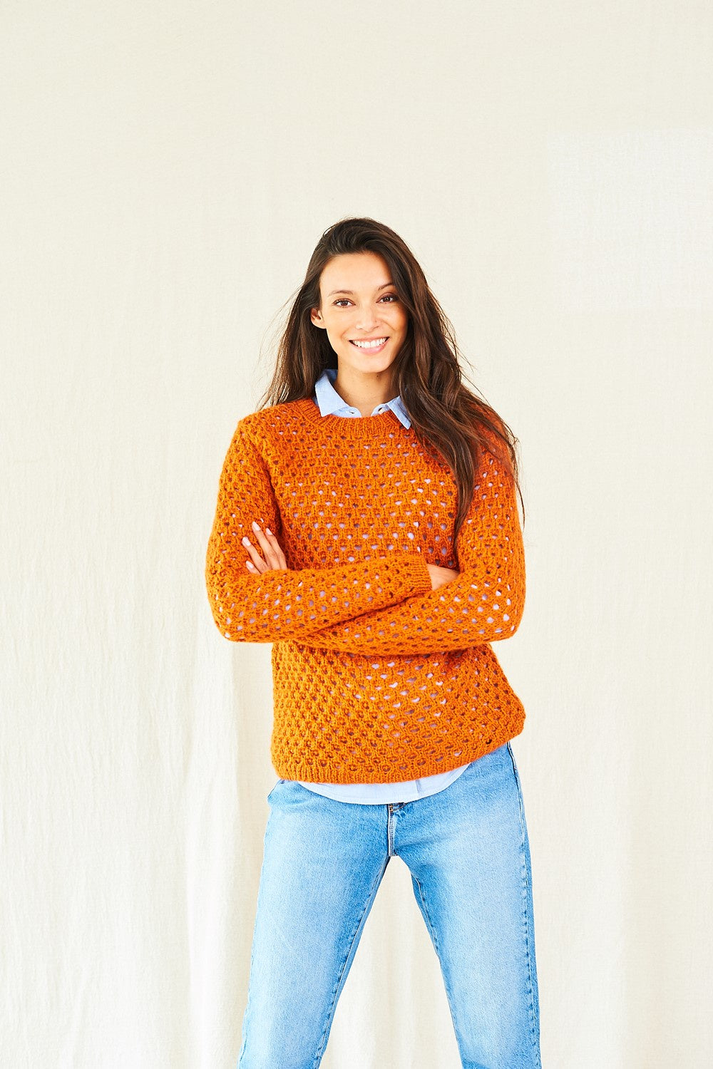 Knitting Pattern 10017 - Sweaters in Grace Aran