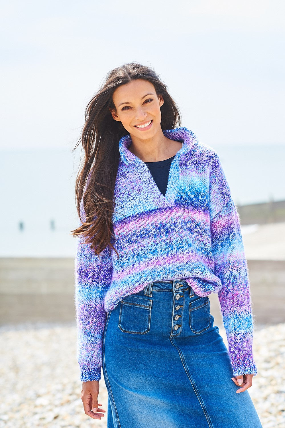 Knitting Pattern 10024 - Sweaters in That Colour Vibe Chunky