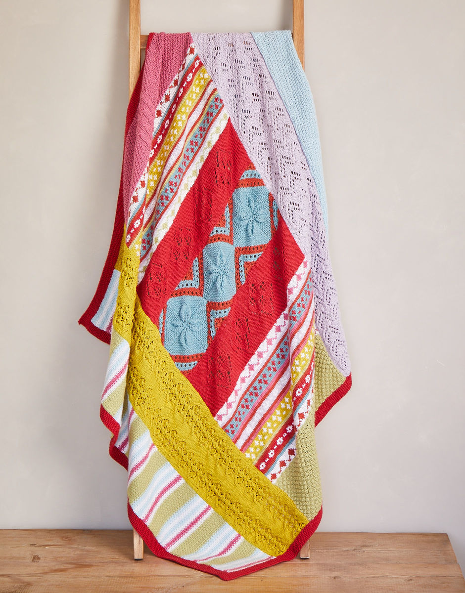 *FREE* - PDF - Knitting Pattern 10286 - NO PLACE LIKE HOME BLANKET IN SIRDAR COUNTRY CLASSIC DK