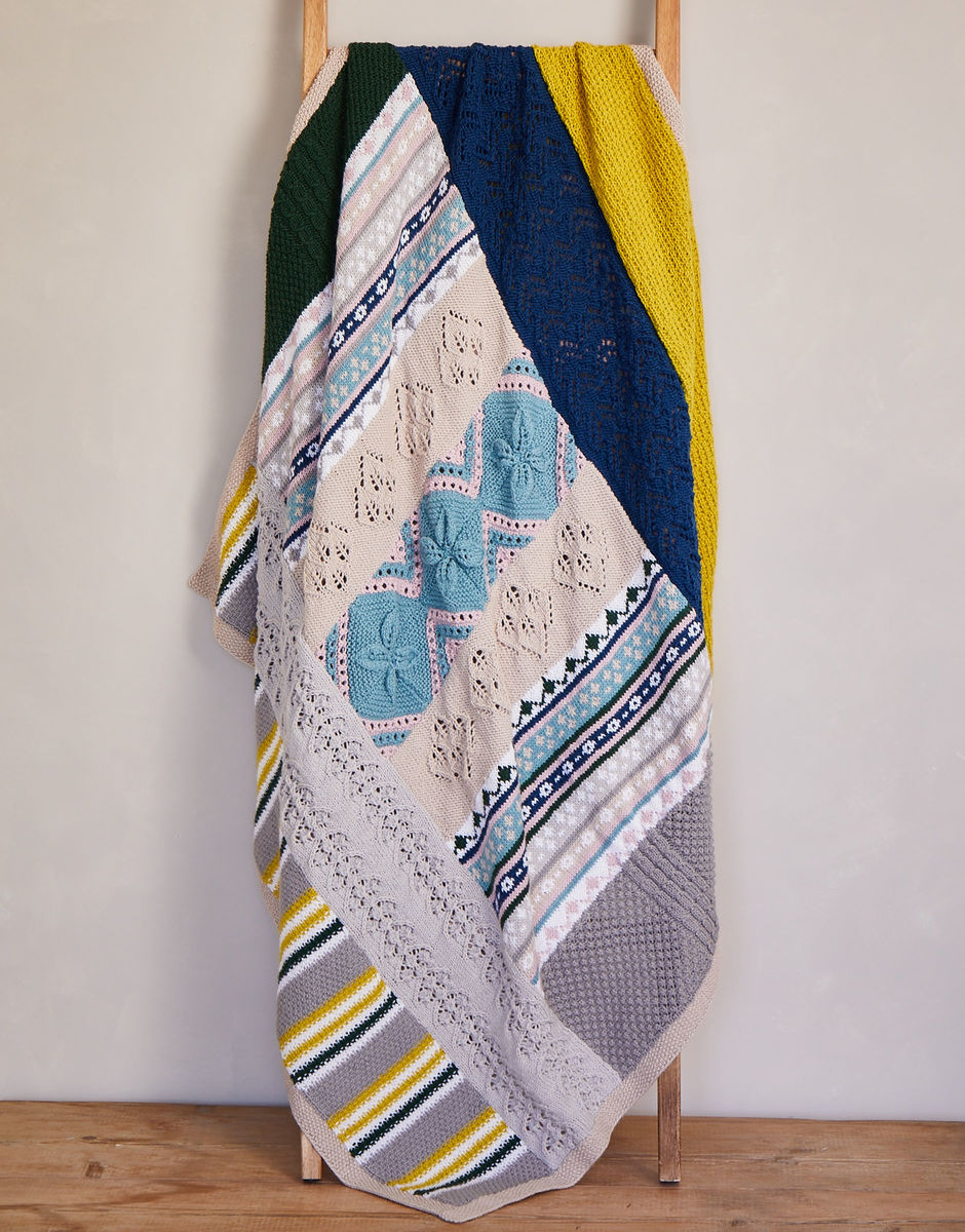 *FREE* - PDF - Knitting Pattern 10286 - NO PLACE LIKE HOME BLANKET IN SIRDAR COUNTRY CLASSIC DK