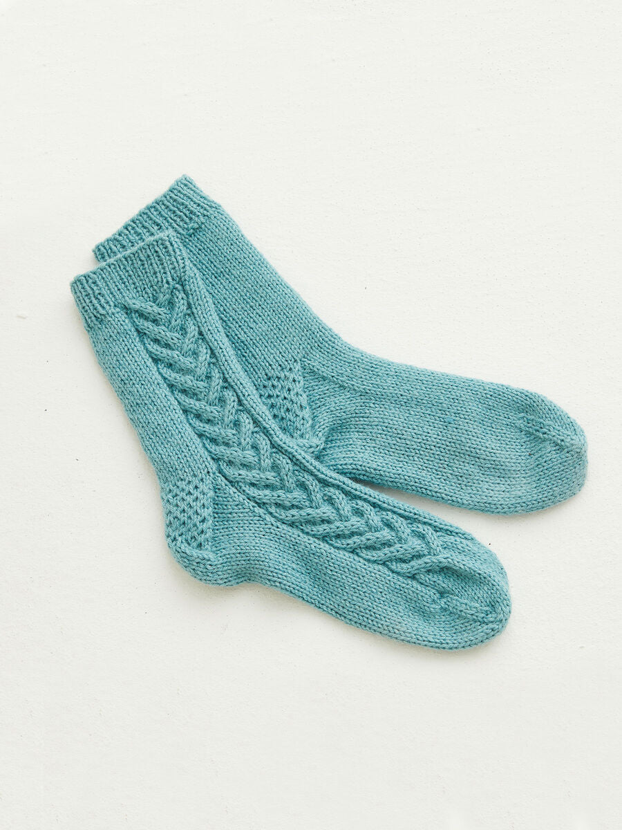 Knitting Pattern 10306 - CABLE PANEL BLANKET & SOCKS IN SIRDAR COUNTRY CLASSIC DK