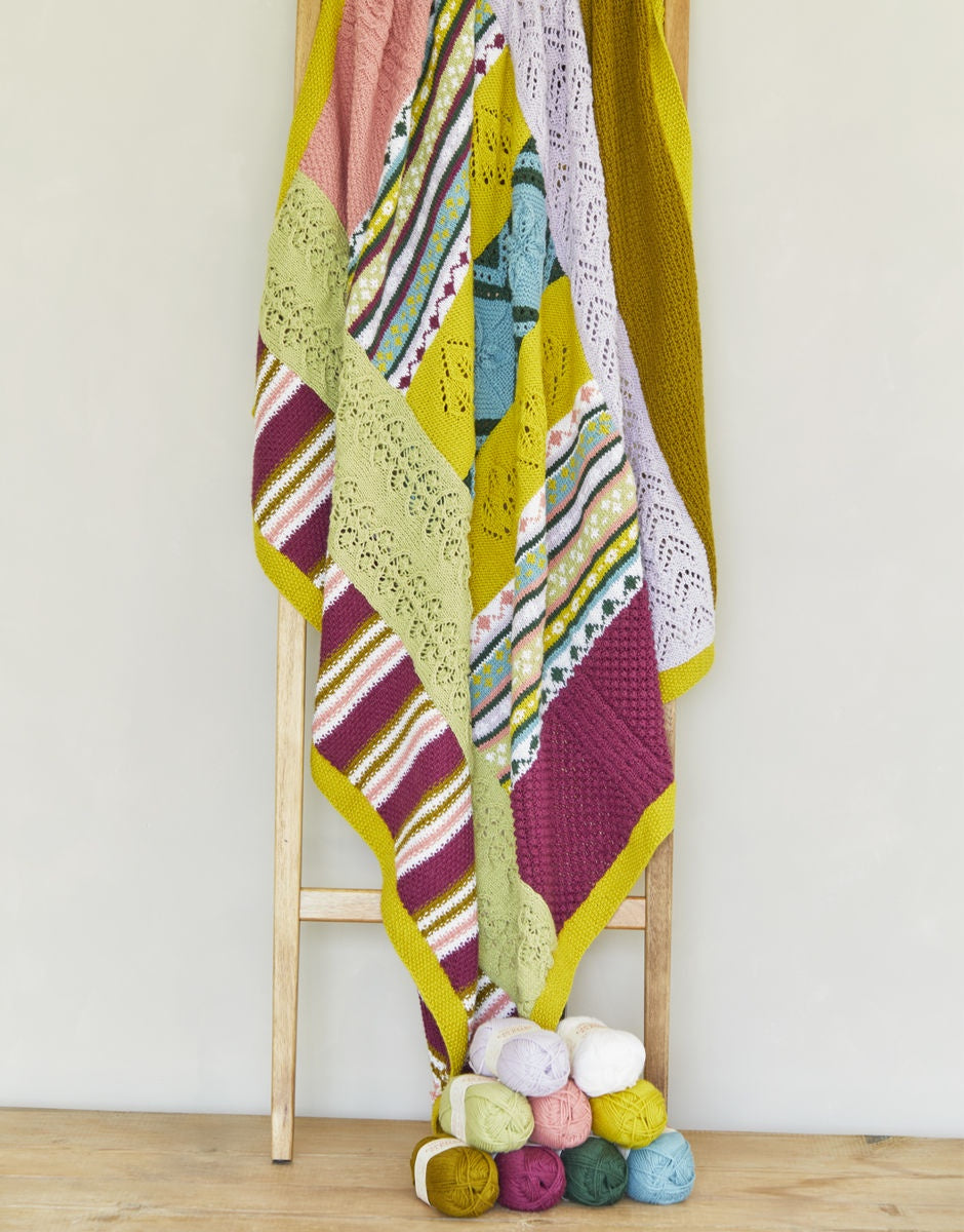 *FREE* - PDF - Knitting Pattern 10286 - NO PLACE LIKE HOME BLANKET IN SIRDAR COUNTRY CLASSIC DK