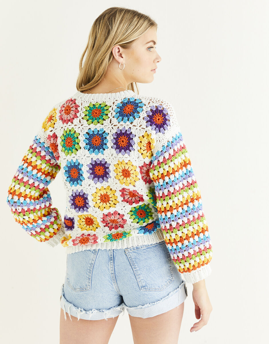 PDF - Crochet Pattern 10527 - CROWD SURF SWEATER IN SIRDAR STORIES DK
