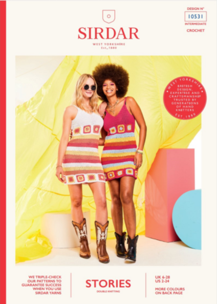 Crochet Pattern 10531 - MAINSTAGE MINI DRESS IN SIRDAR STORIES DK