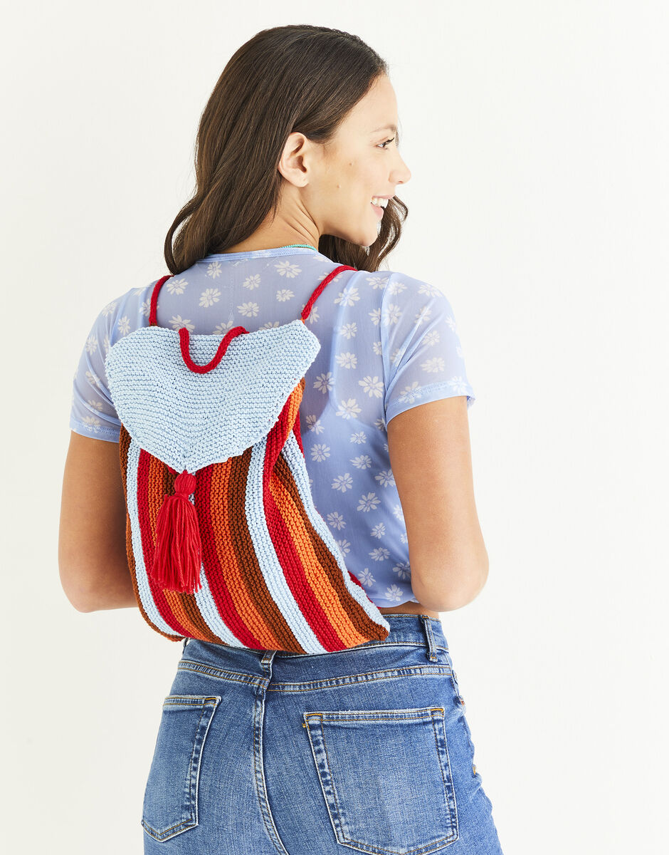 Knitting Pattern 10547 - BACKSTAGE PASS BAG IN SIRDAR STORIES DK
