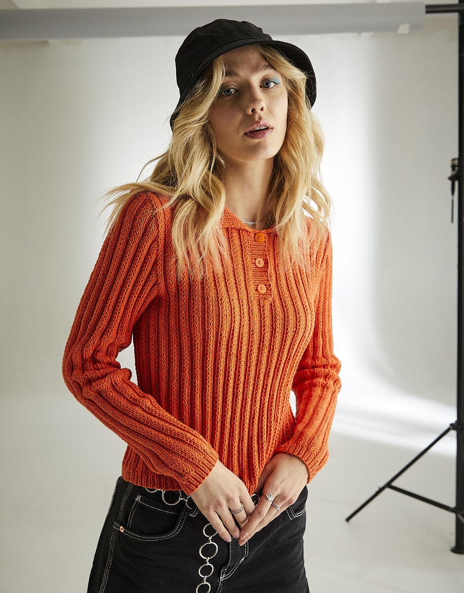 PDF - Knitting Pattern 10574 - STREETLIGHTS SWEATER IN SIRDAR STORIES DK