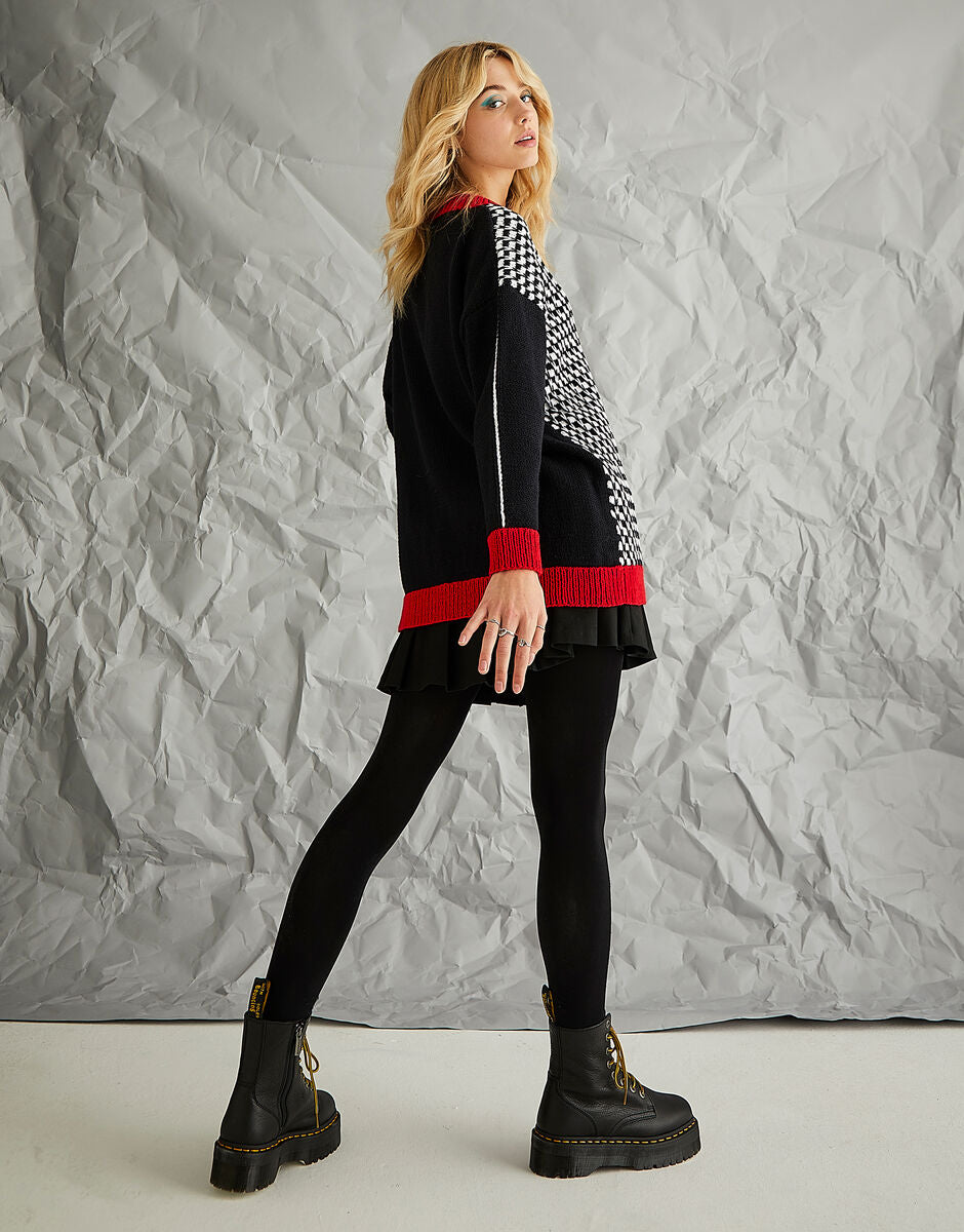 Knitting Pattern 10576 - STREET ART SWEATER IN SIRDAR STORIES DK
