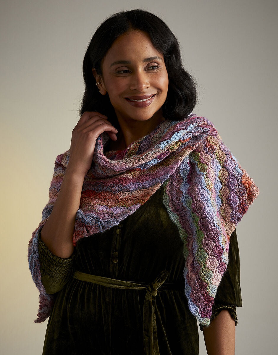 Aran shawl outlet pattern