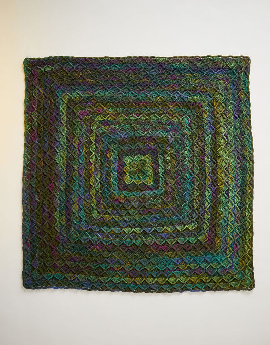 Crochet Pattern 10724 - ORNAMENTALS BLANKET IN SIRDAR JEWELSPUN ARAN