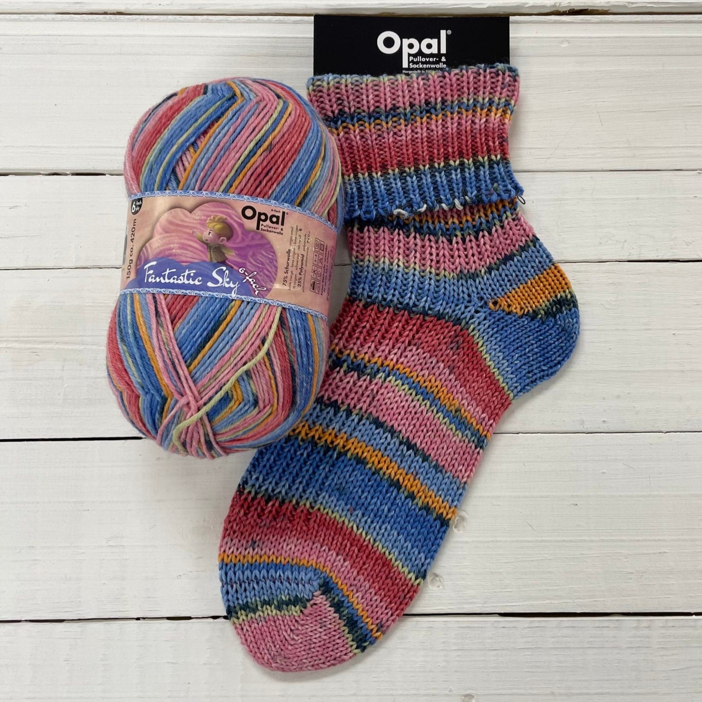 FANTASTIC SKY - 6 Ply Sock Yarn - 150g