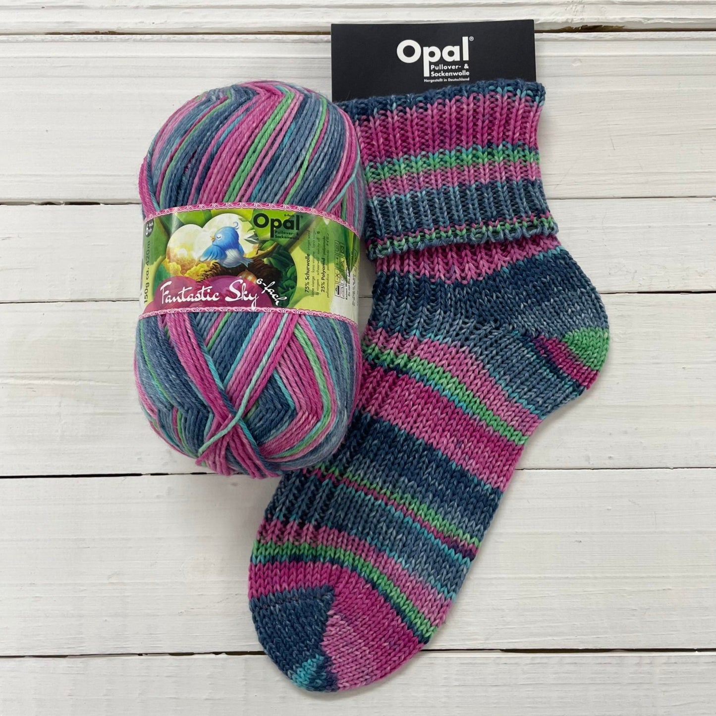 FANTASTIC SKY - 6 Ply Sock Yarn - 150g