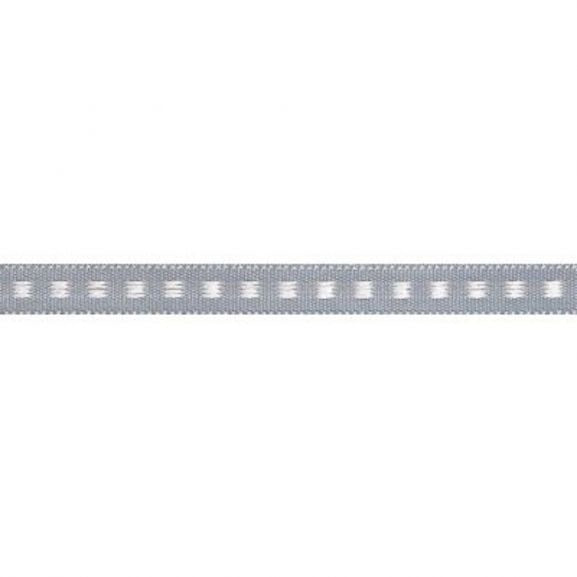BOX STITCH RIBBON IN GREY 4m Reel