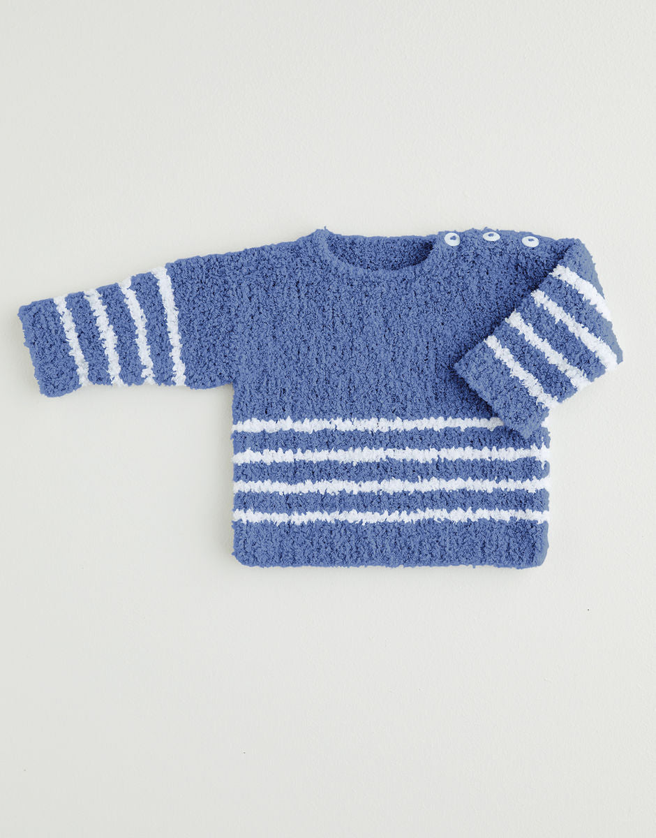 Knitting Pattern 5393 - SWEATERS IN SNUGGLY SNOWFLAKE CHUNKY