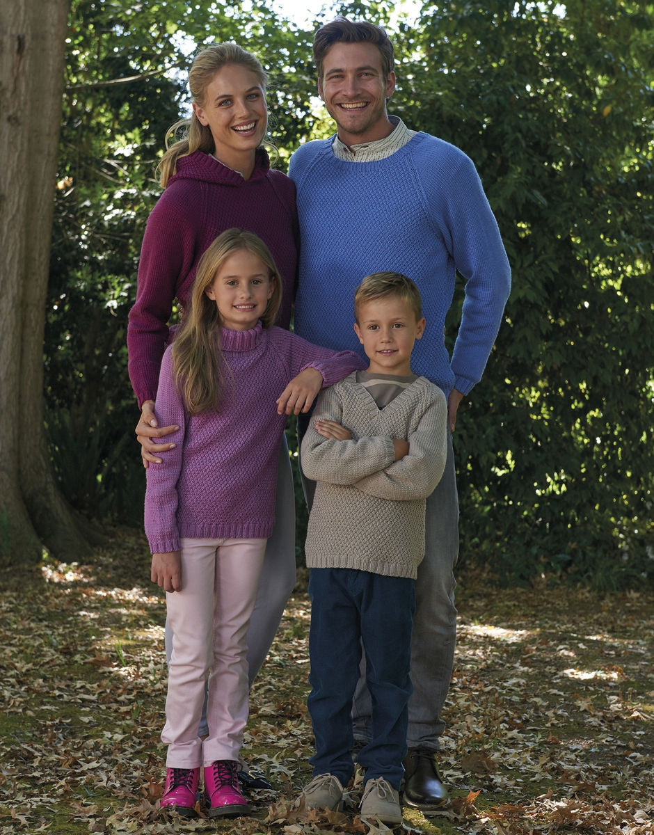 Knitting Pattern 8051 - SWEATERS IN No 1 DK
