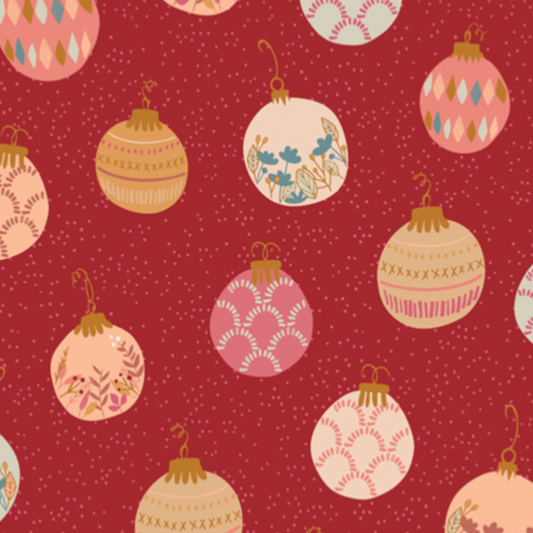 DECK THE HALLS - CHRISTMAS FABRIC