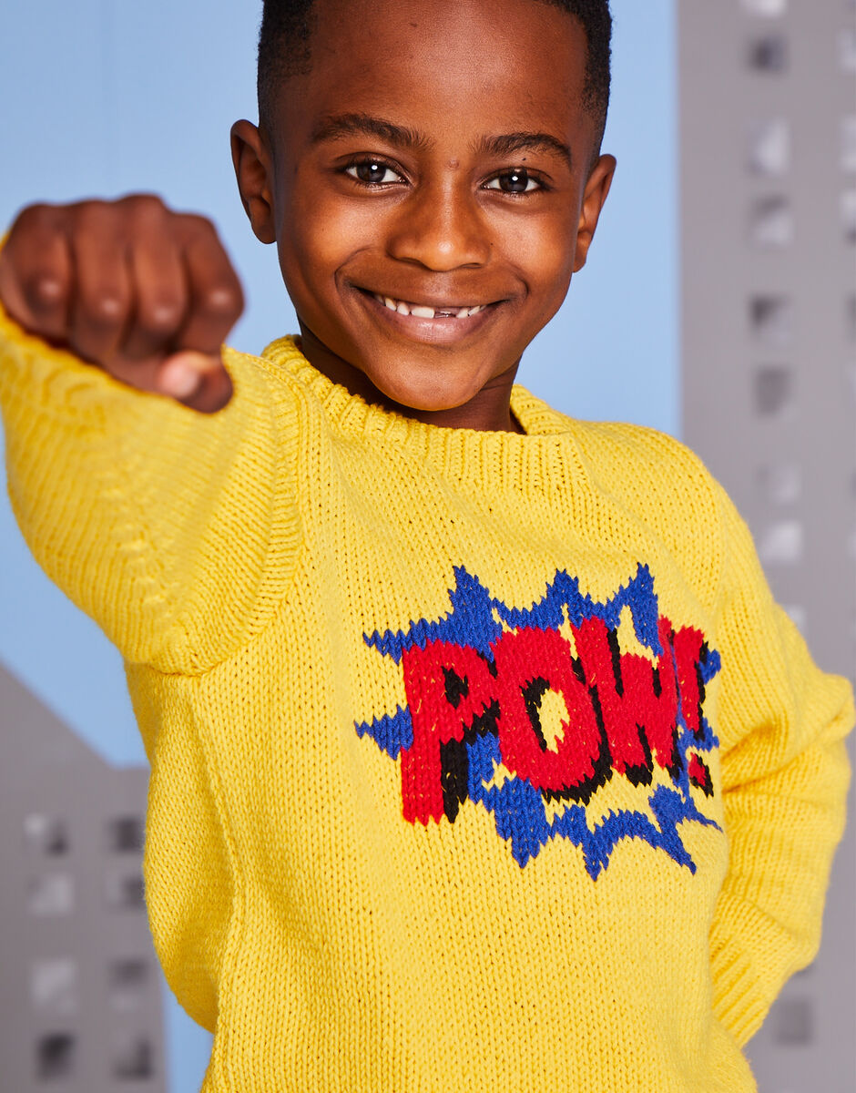Knitting Pattern 2618 - SUPER POWER SWEATER IN SNUGGLY REPLAY DK