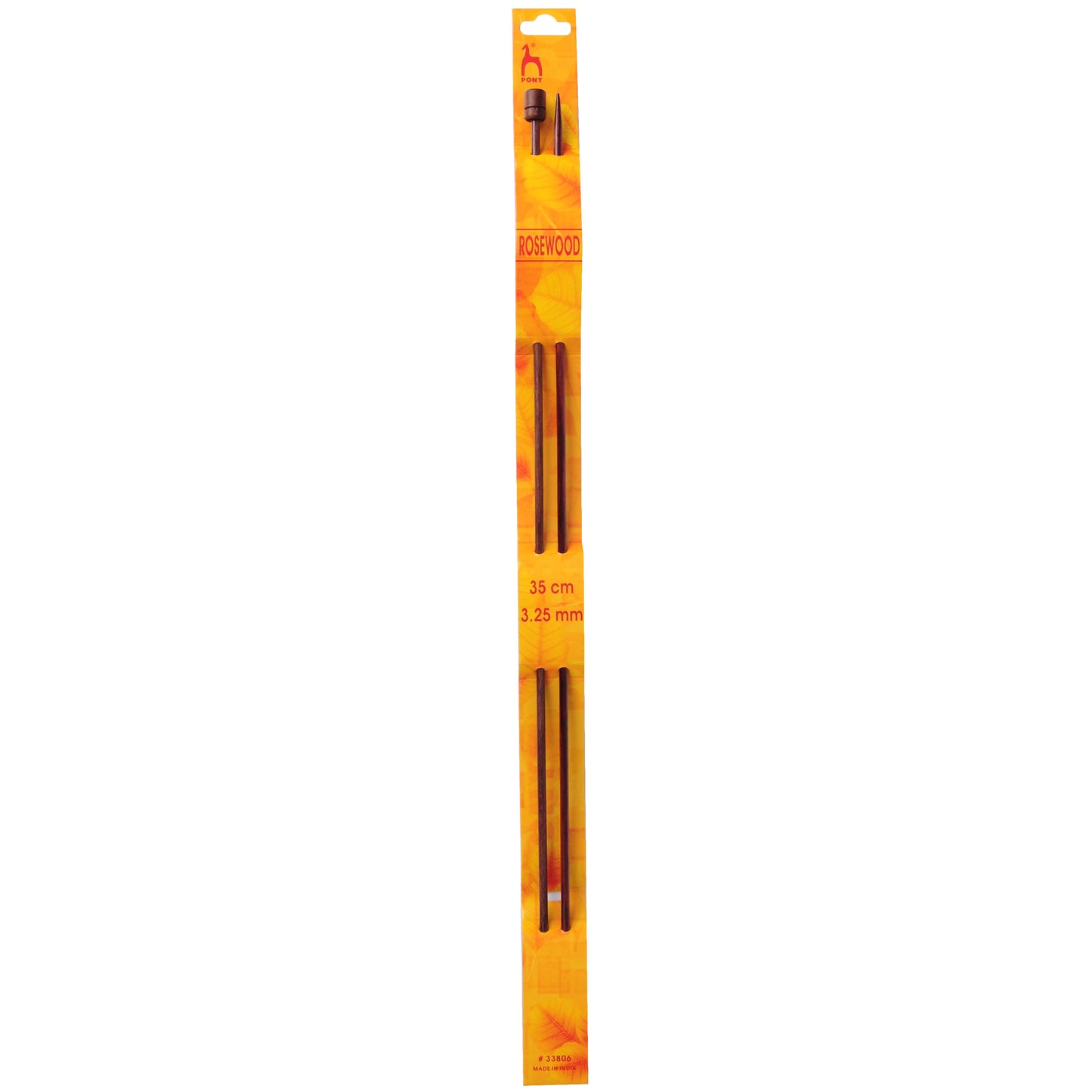 ROSEWOOD KNITTING NEEDLES - 35cm