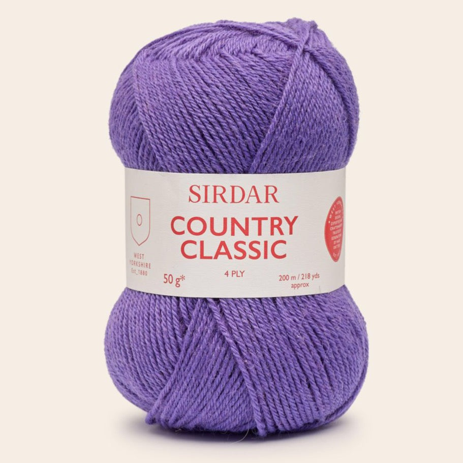 COUNTRY CLASSIC 4 PLY 50g - More colours available