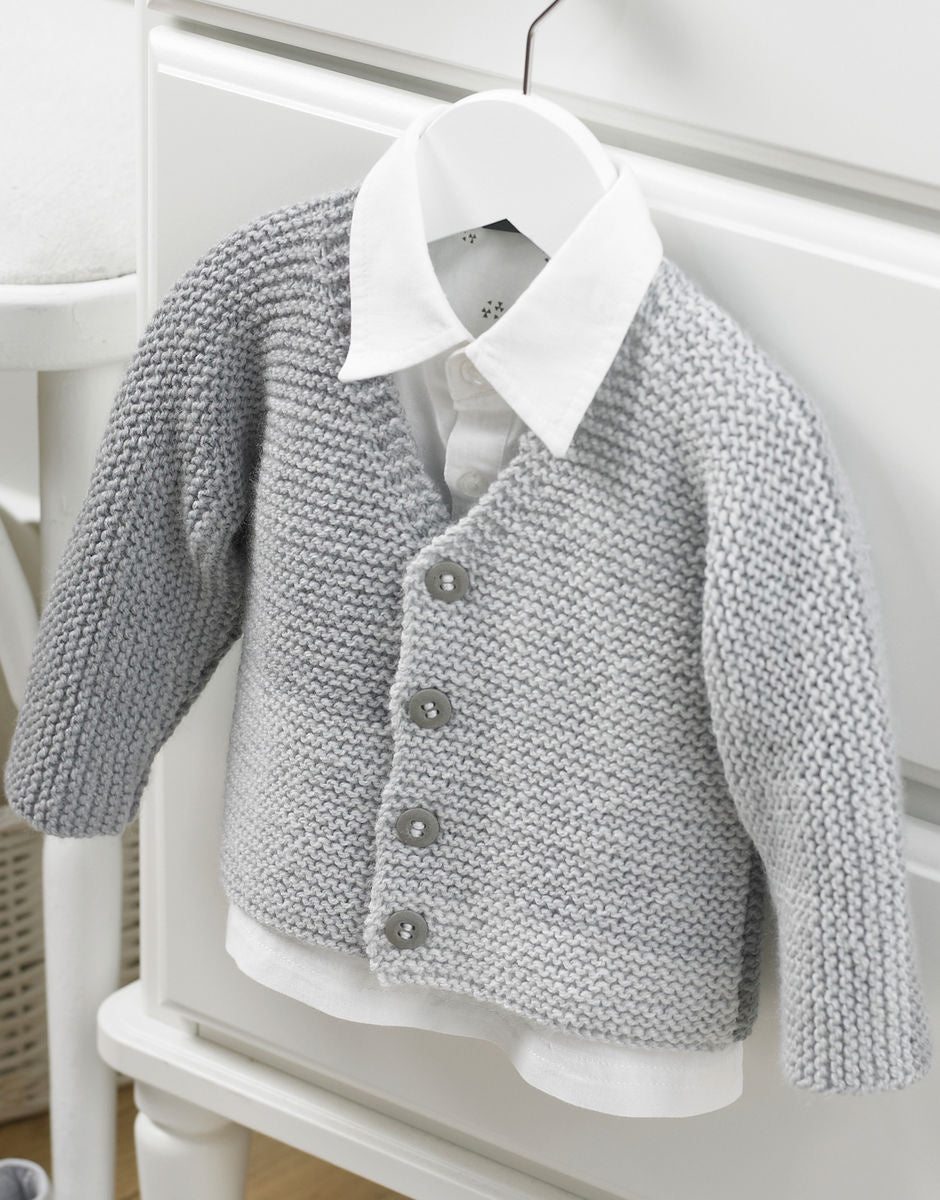 Knitting Pattern 5229 - CARDIGAN IN SNUGGLY PATTERCAKE DK