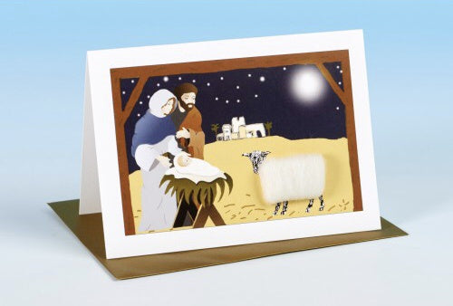 CHRISTMAS CARD - NATIVITY SCENE