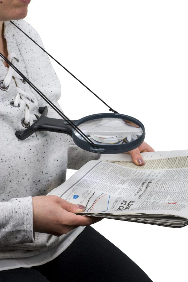 HANDS FREE MAGNIFIER - WITH LED LIGHT - MAGNISHINE