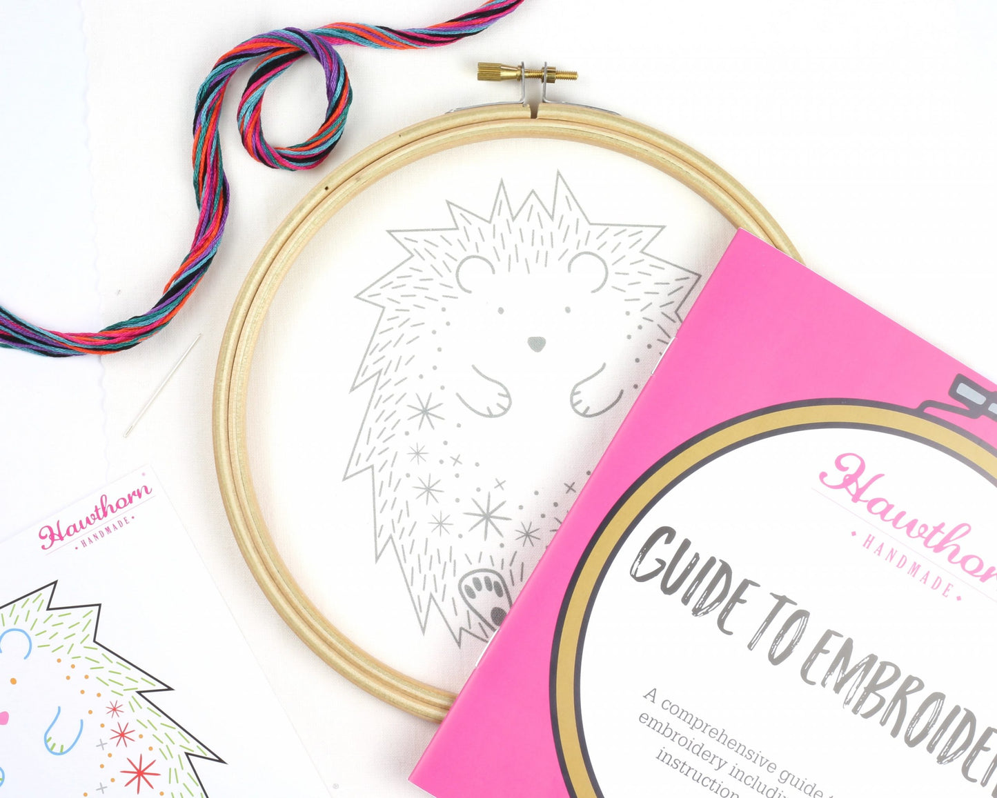 EMBROIDERY KIT - HEDGEHOG