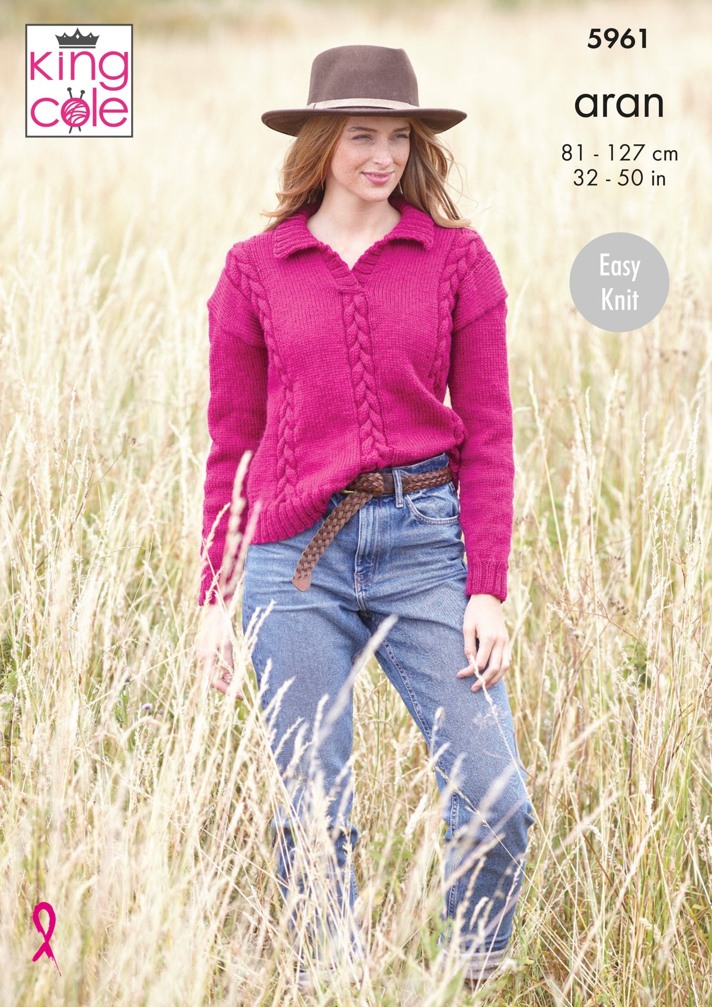 Knitting Pattern 5961 - Sweater & Tank Knitted in Wool Aran