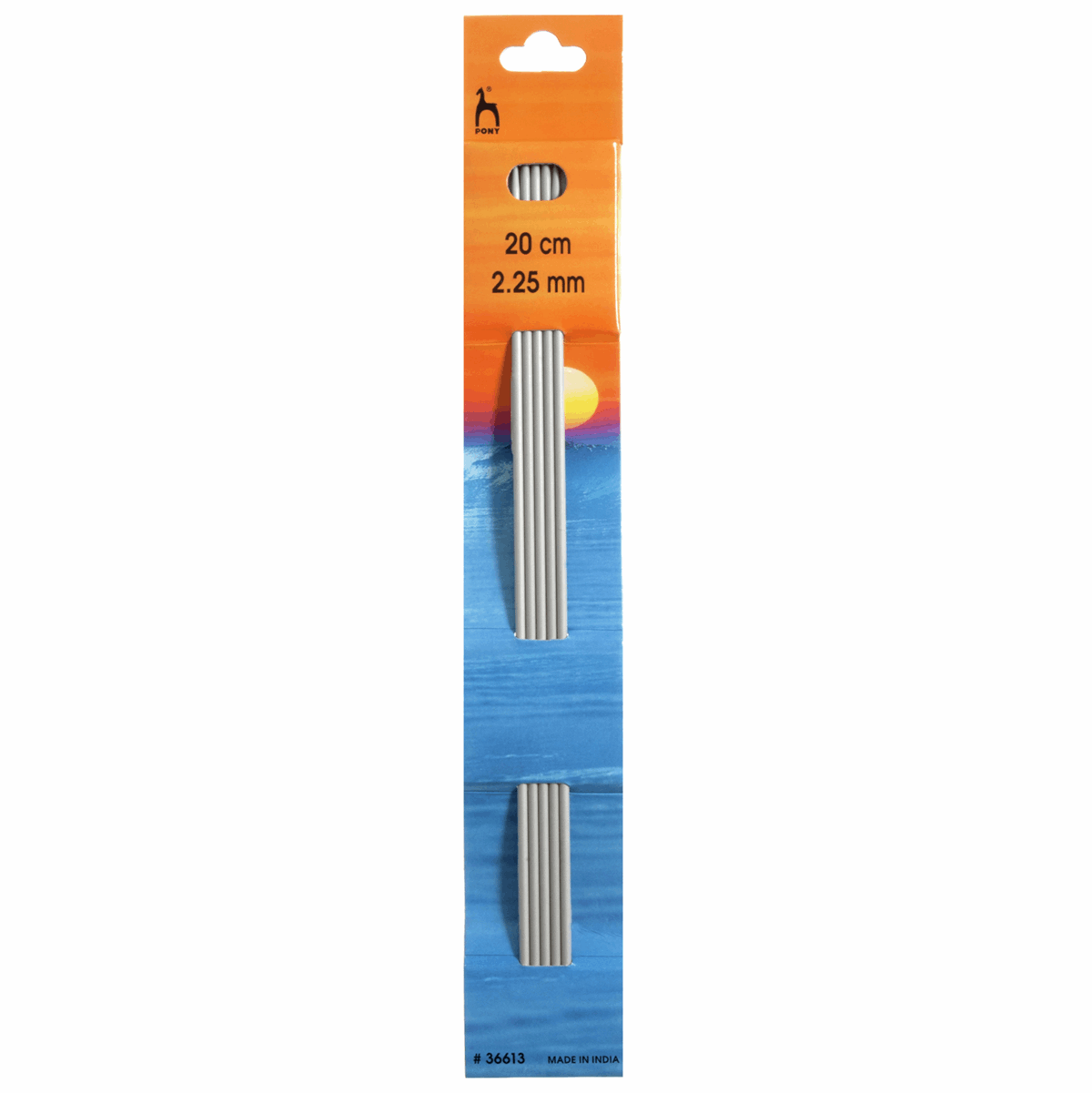 DOUBLE POINTED KNITTING NEEDLES -Set of 5 Pcs - 20cm long- Various Sizes