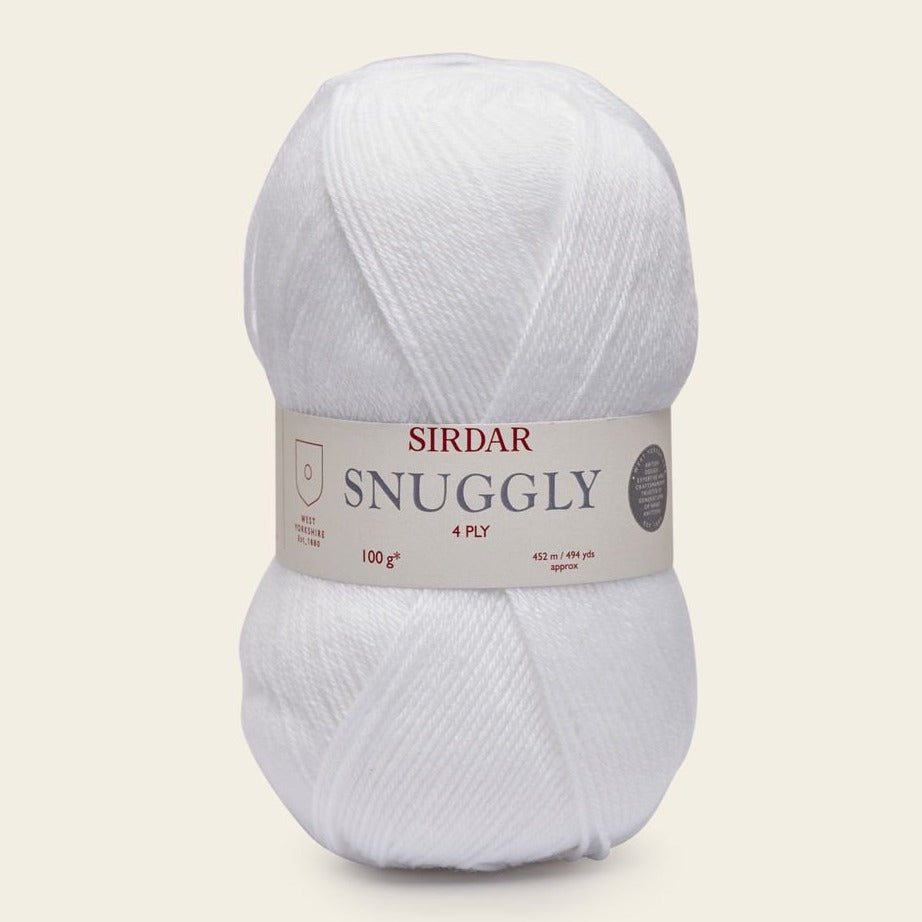 SNUGGLY 4 PLY WHITE (251) 100g