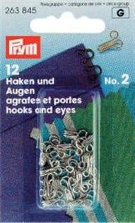 Hook and Eye - 12 pcs