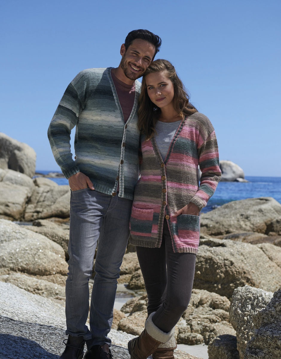 Knitting Pattern 8040 - CARDIGANS IN HAYFIELD SPIRIT DK