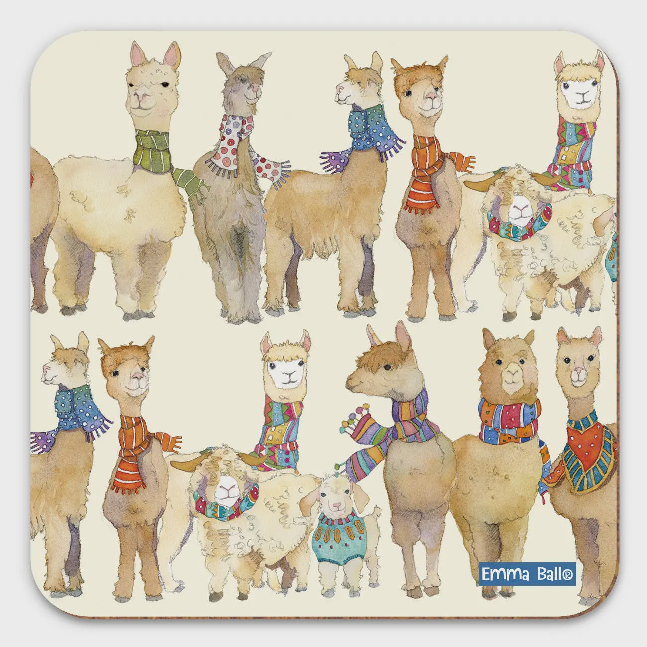 OTHER WOOLIES - ALPACAS - Single Coaster