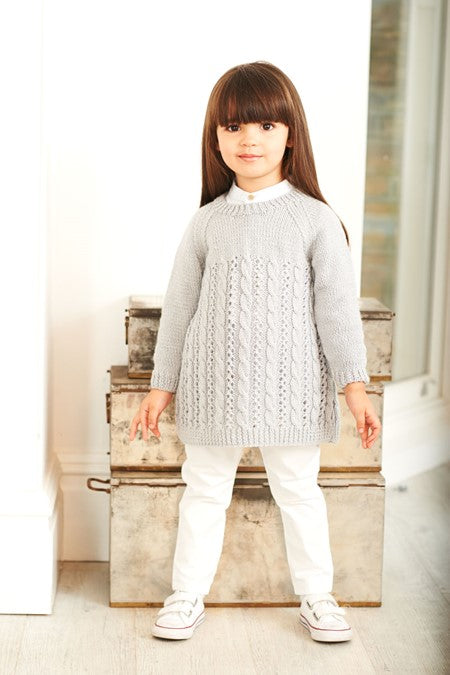Knitting Pattern 9399 - Children's Dress and Tunic in Special DK