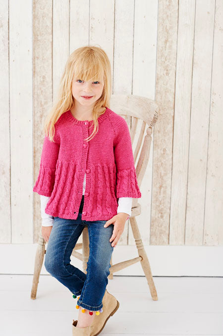Knitting Pattern 9437 - Children's Coat and Jacket in Life DK
