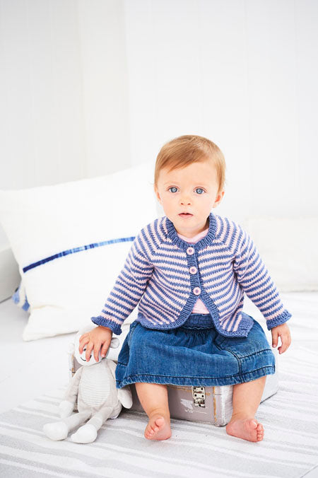 Knitting Pattern 9602 - Children's Cardigans in Bambino DK