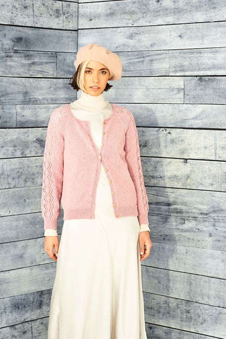 Knitting Pattern 9860 - Round & V Neck Cardigans in ReCreate DK