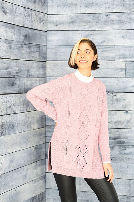 Knitting Pattern 9861 - Lace Sweaters in ReCreate DK