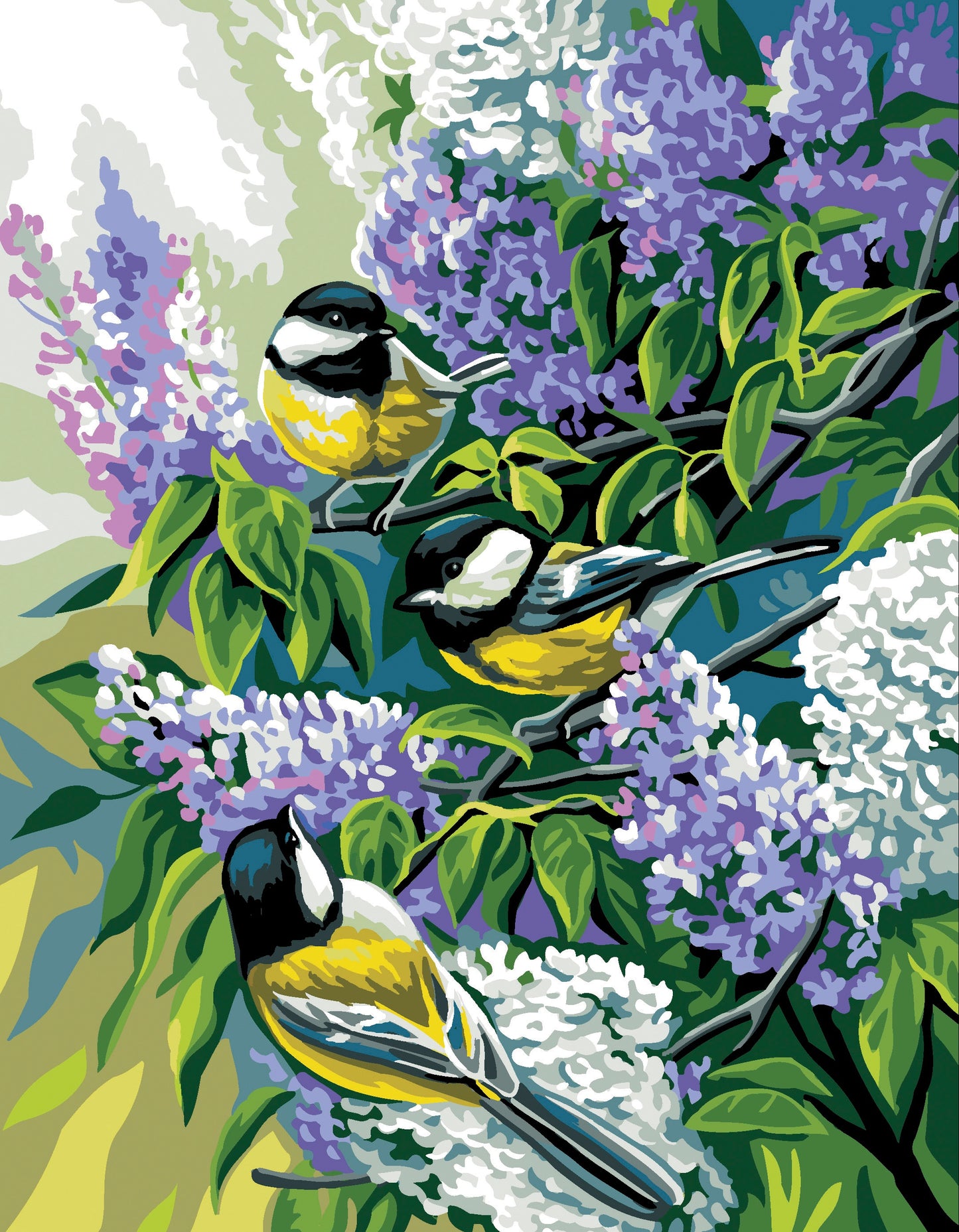 PRINTED TAPESTRY CANVAS - PARIS ROYAL - The Chickadees
