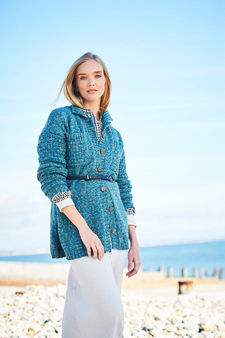 Knitting Pattern 9921 - Jackets in Colour Twist DK
