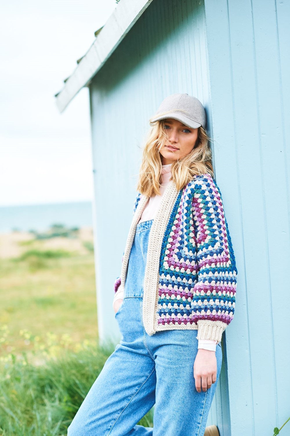 Crochet Pattern 9965 - Granny Hexagon Cardigans in Life DK & Highland Heathers DK