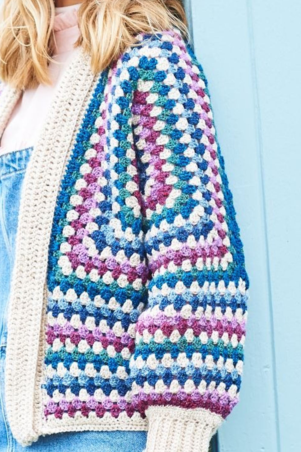Crochet Pattern 9965 - Granny Hexagon Cardigans in Life DK & Highland Heathers DK