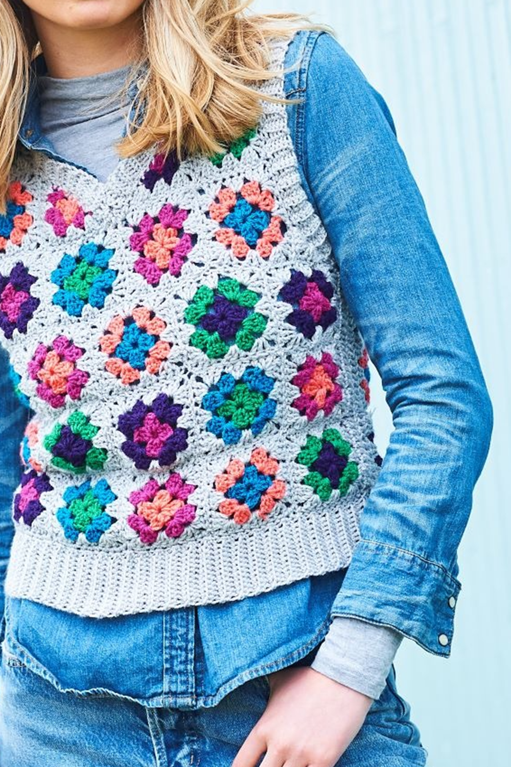 Crochet Pattern 9968 - Granny Square Tank Tops in Special DK