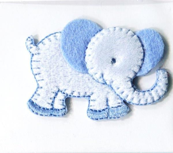 ELEPHANT MOTIF A-47407D BLUE