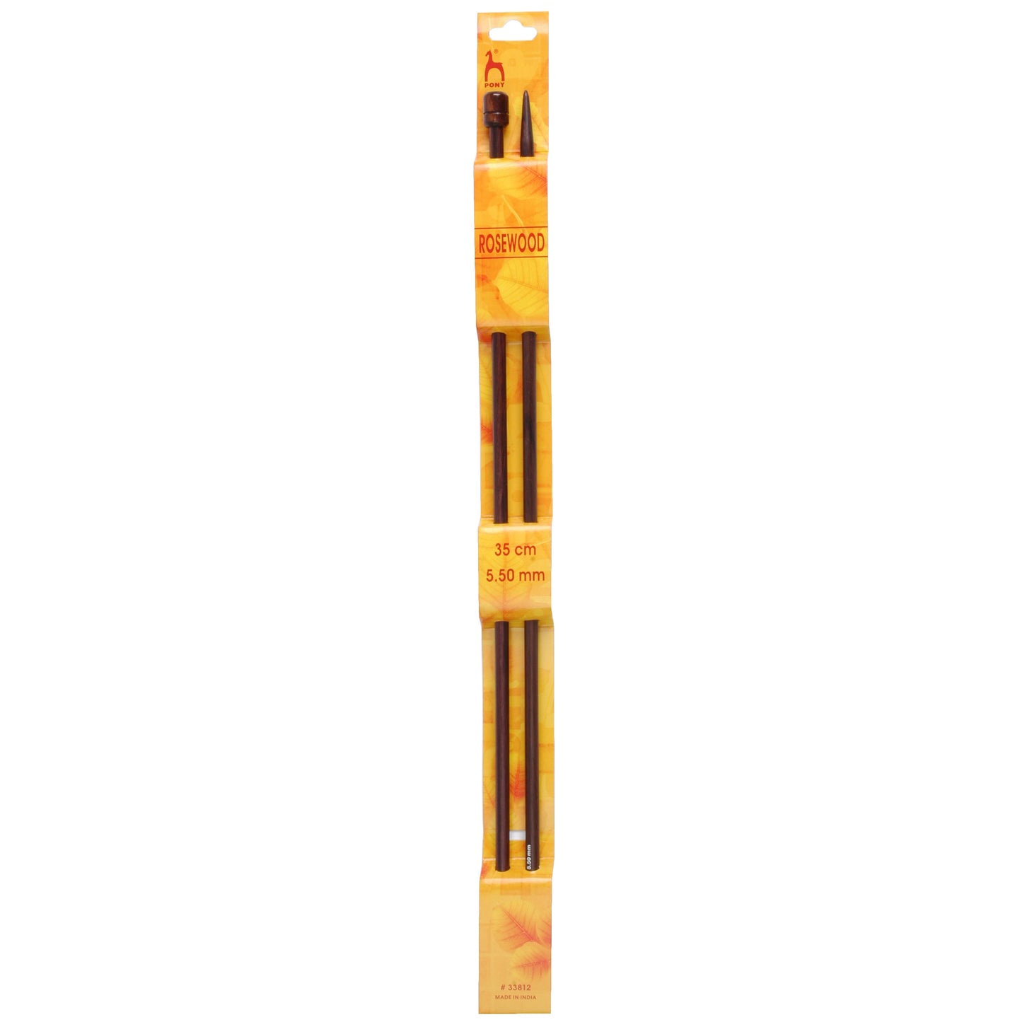 ROSEWOOD KNITTING NEEDLES - 35cm