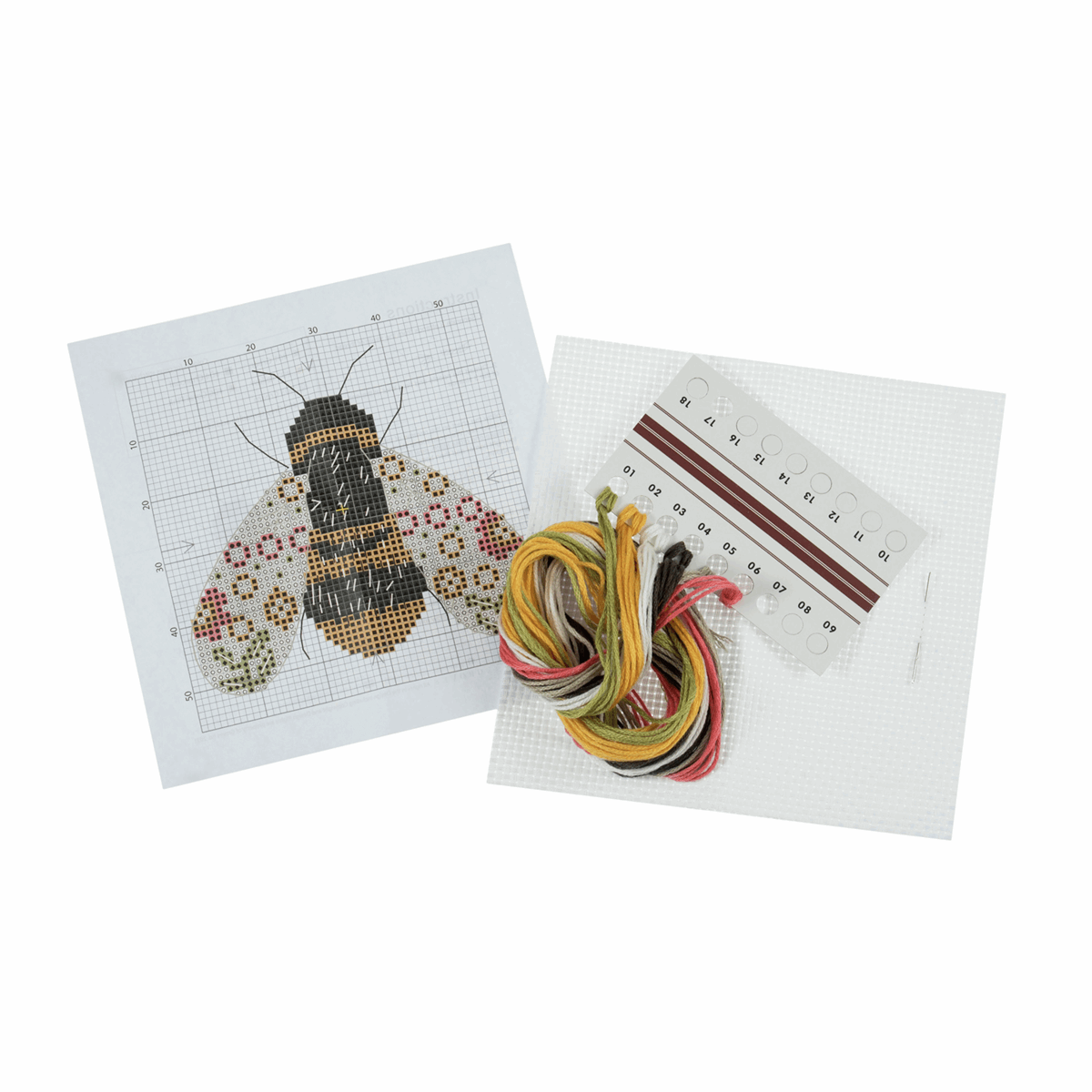 COUNTED CROSS STITCH KIT - BEE